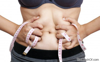 skin sagging and stretched skin